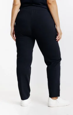 Pantalon style jogging bande paillette