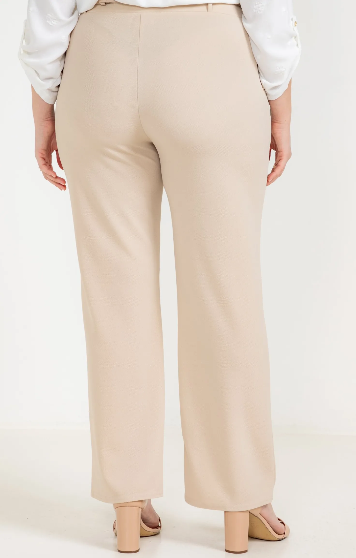 Pantalon twill avec ceinture