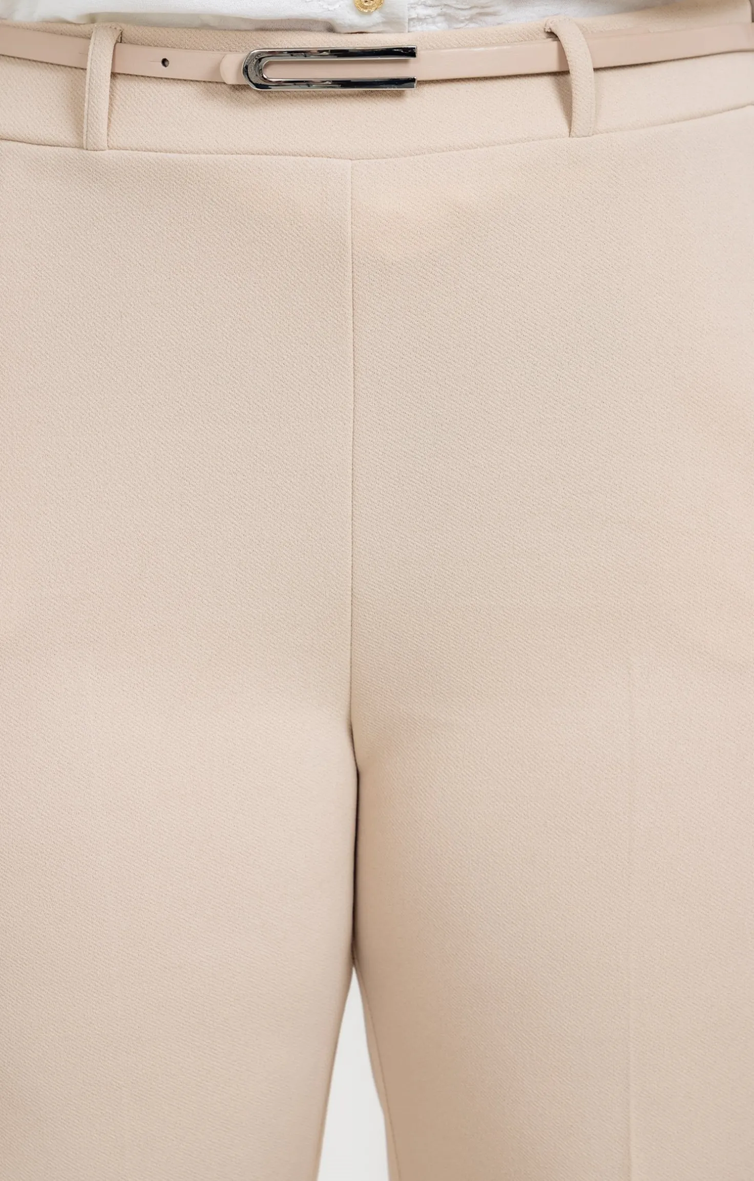Pantalon twill avec ceinture