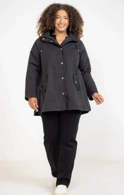 Parka légère à capuche