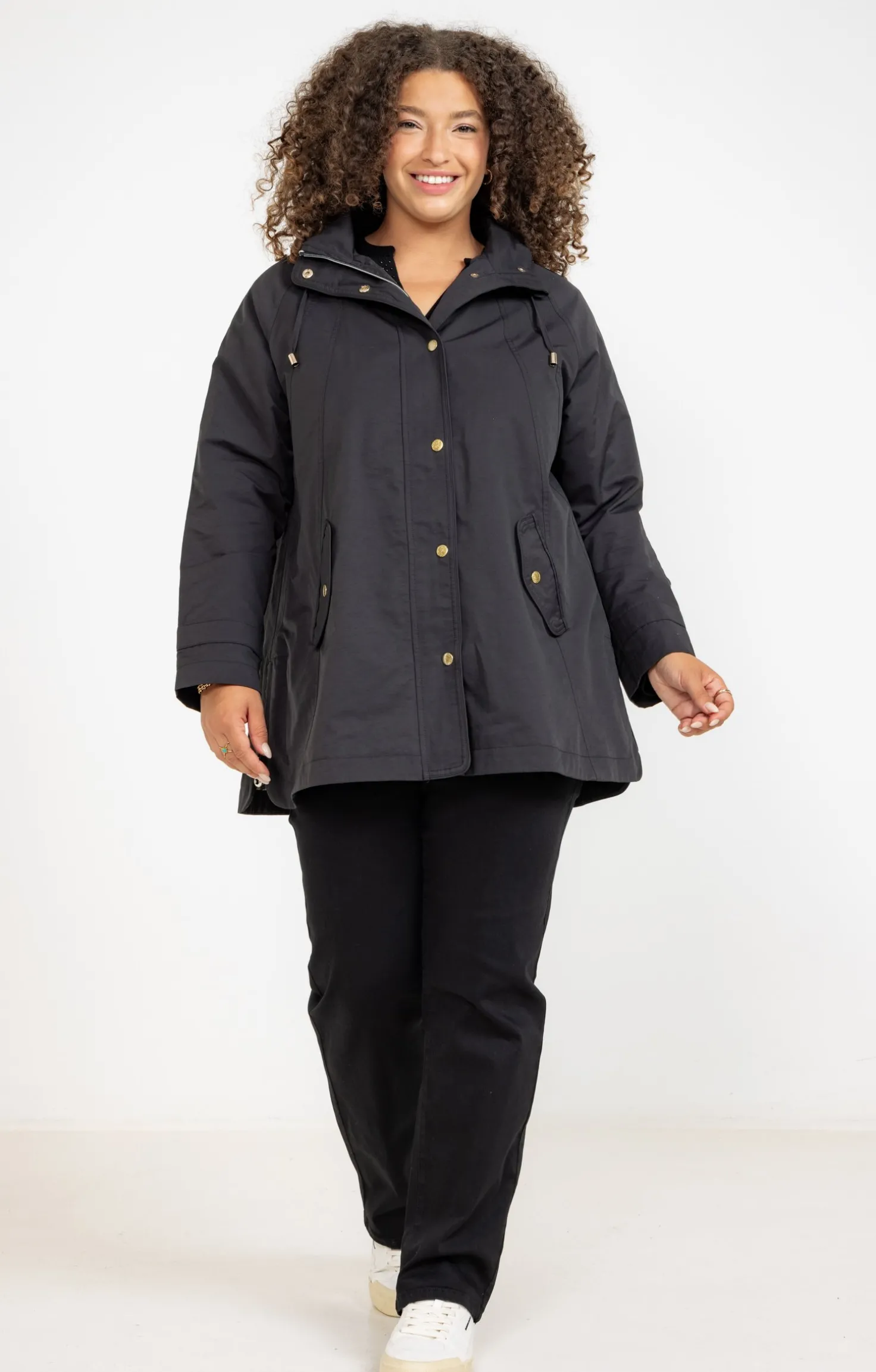 Parka légère à capuche