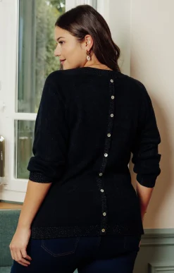 Pull avec fil fantaisie