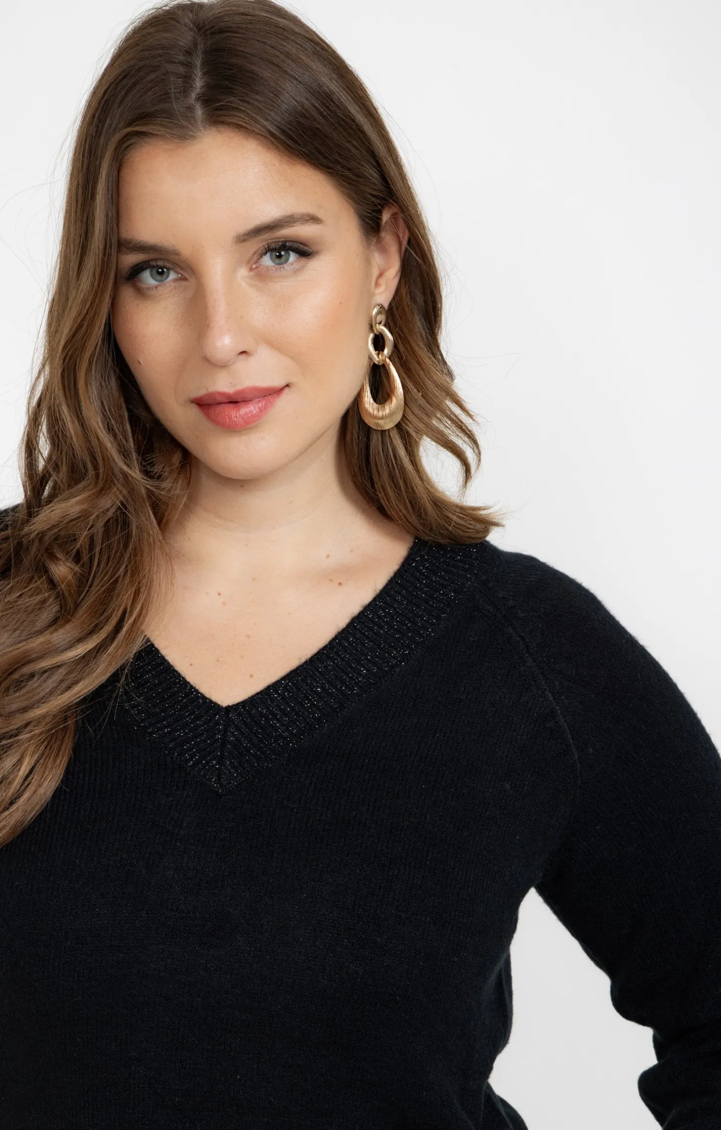 Pull avec fil fantaisie