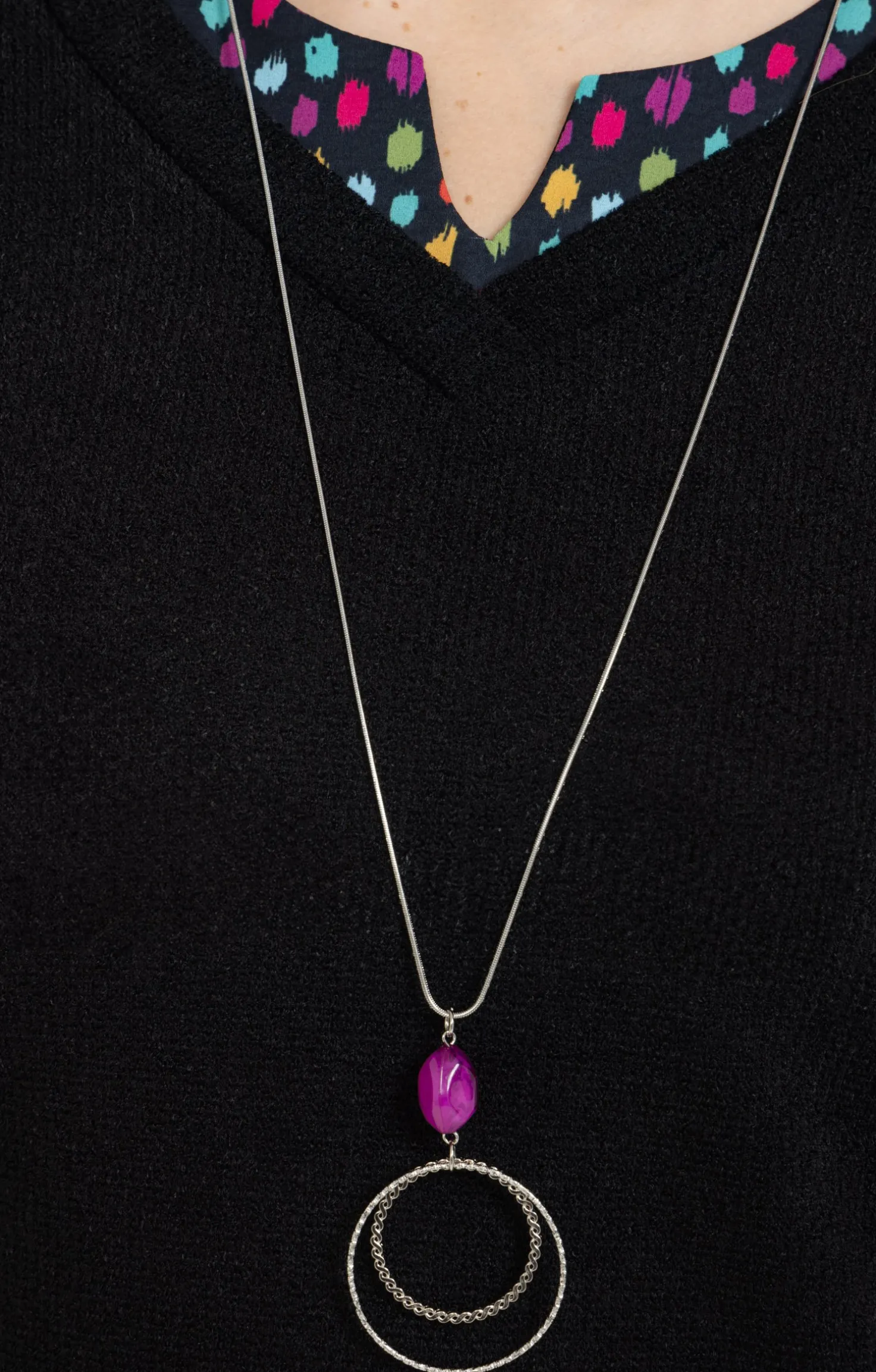 Pull 2-en-1 avec collier