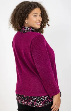 Pull 2-en-1 avec fil lurex