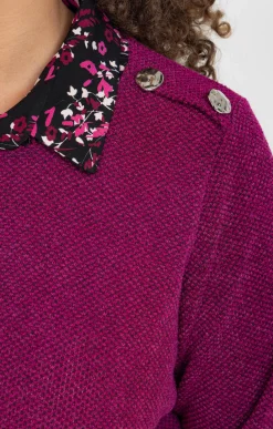 Pull 2-en-1 avec fil lurex