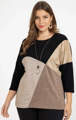 Pull patch avec collier