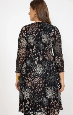 Robe imprimée plissée