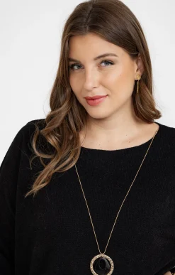 Robe longue 2-en-1 pull et collier