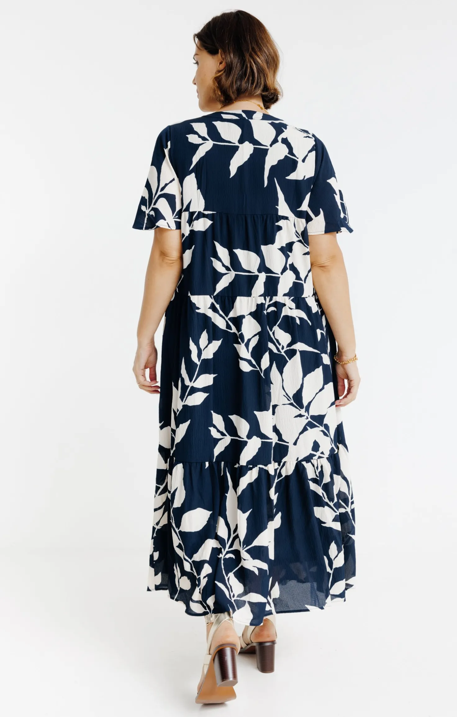 Robe longue imprimé fleuri