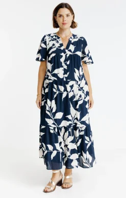 Robe longue imprimé fleuri