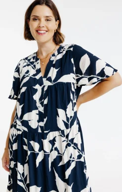 Robe longue imprimé fleuri