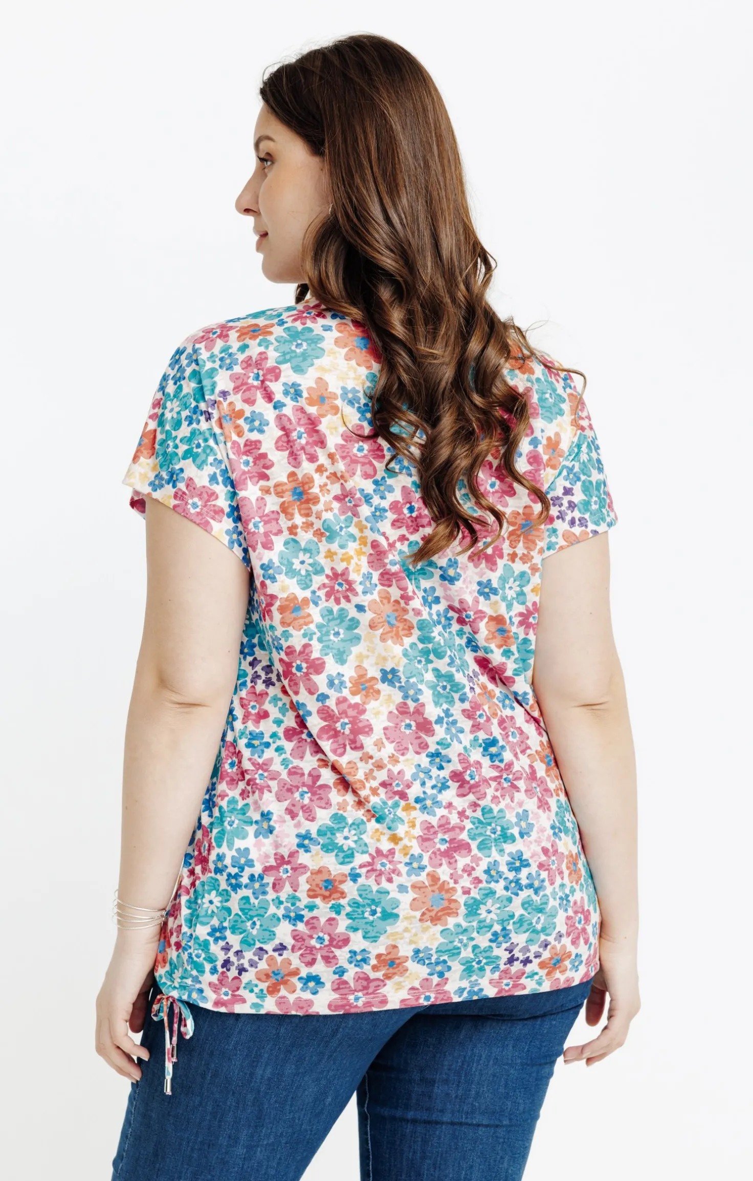 Tee-shirt à imprimé fleurs