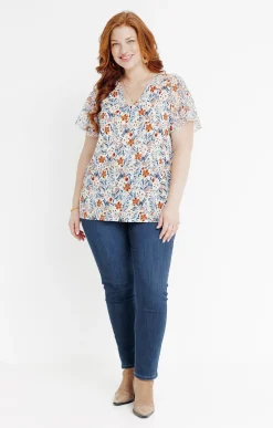 Tee-shirt à imprimé floral