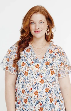 Tee-shirt à imprimé floral