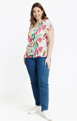 Tee-shirt à imprimé floral