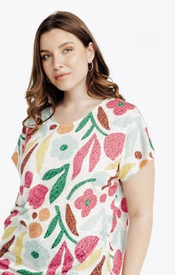 Tee-shirt à imprimé floral