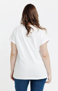 Tee-shirt bi-matière avec jacquard en 3D