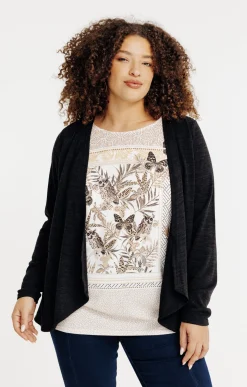 Tee-shirt 2-en-1 avec gilet uni
