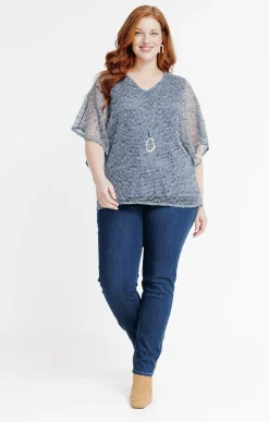 Tee-shirt en maille reliefée