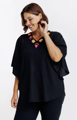Tee-shirt forme poncho