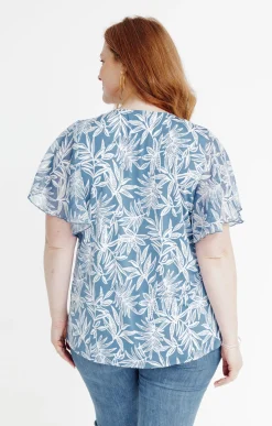 Tee-shirt imprimé bicolore