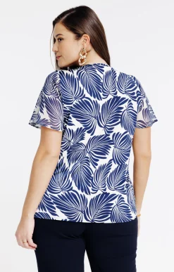 Tee-shirt imprimé bicolore