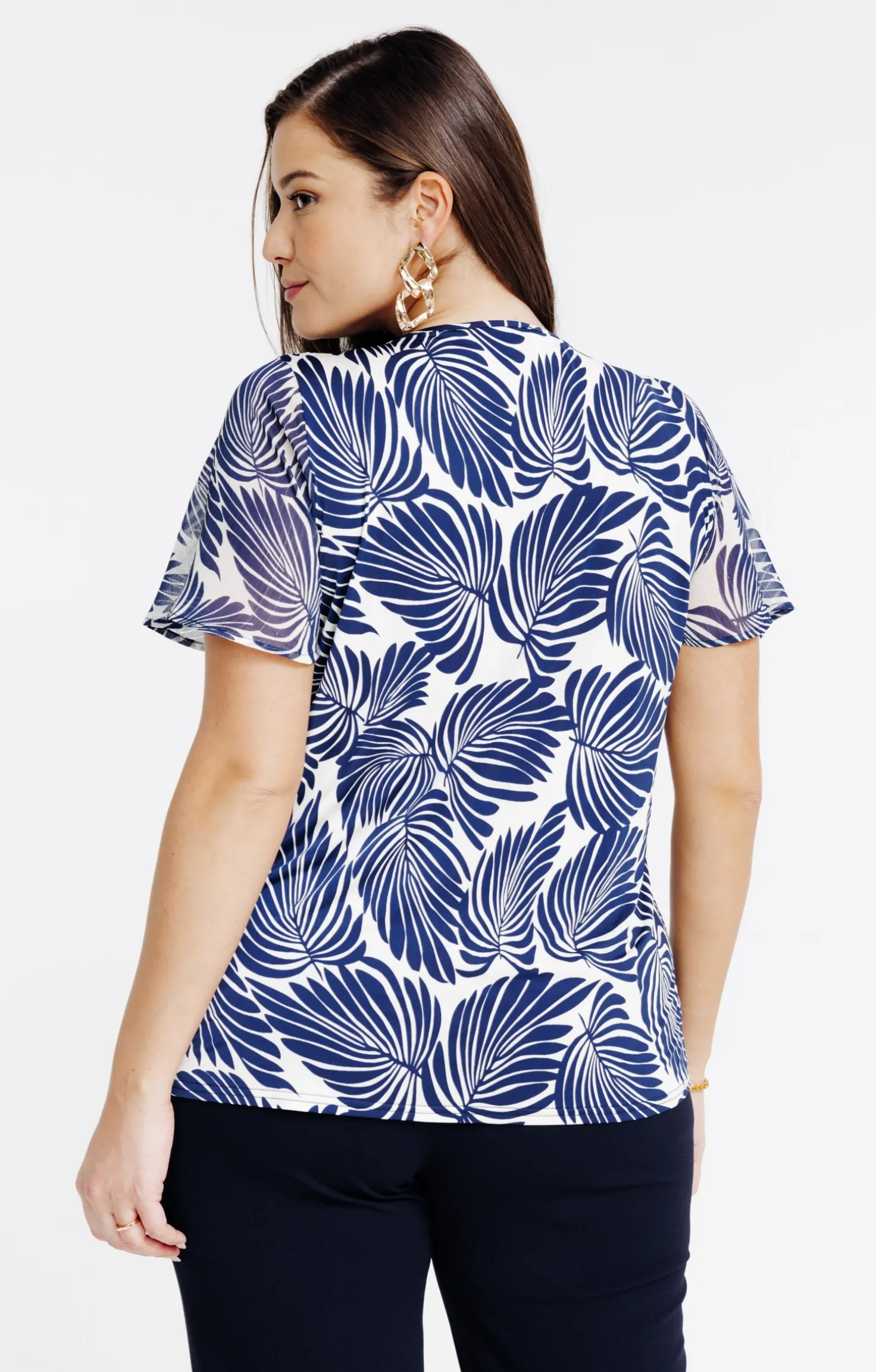 Tee-shirt imprimé bicolore