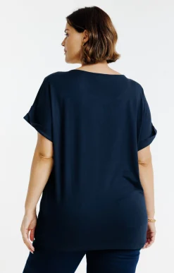 Tee-shirt imprimé chats bi-matière