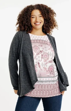Tee-shirt imprimé 2-en-1 avec gilet