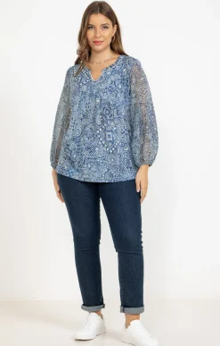 Tee-shirt imprimé jeans