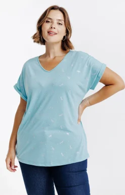 Tee-shirt imprimé libellules