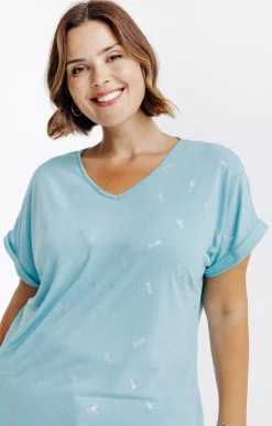 Tee-shirt imprimé libellules