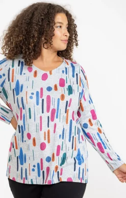 Tee-shirt maille chaude col V