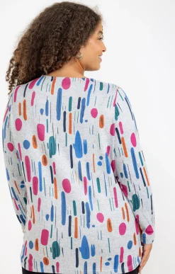 Tee-shirt maille chaude col V