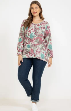 Tee-shirt maille chaude imprimé