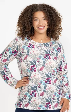 Tee-shirt maille chaude imprimé