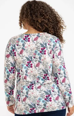 Tee-shirt maille chaude imprimé