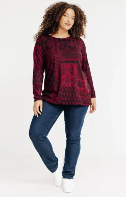 Tee-shirt maille chaude imprimé