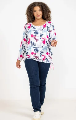 Tee-shirt maille chaude imprimé
