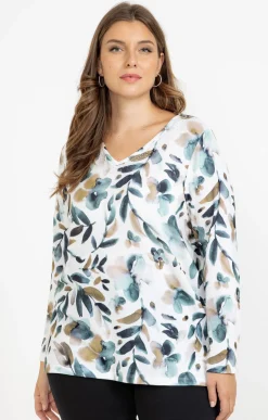 Tee-shirt maille chaude imprimé