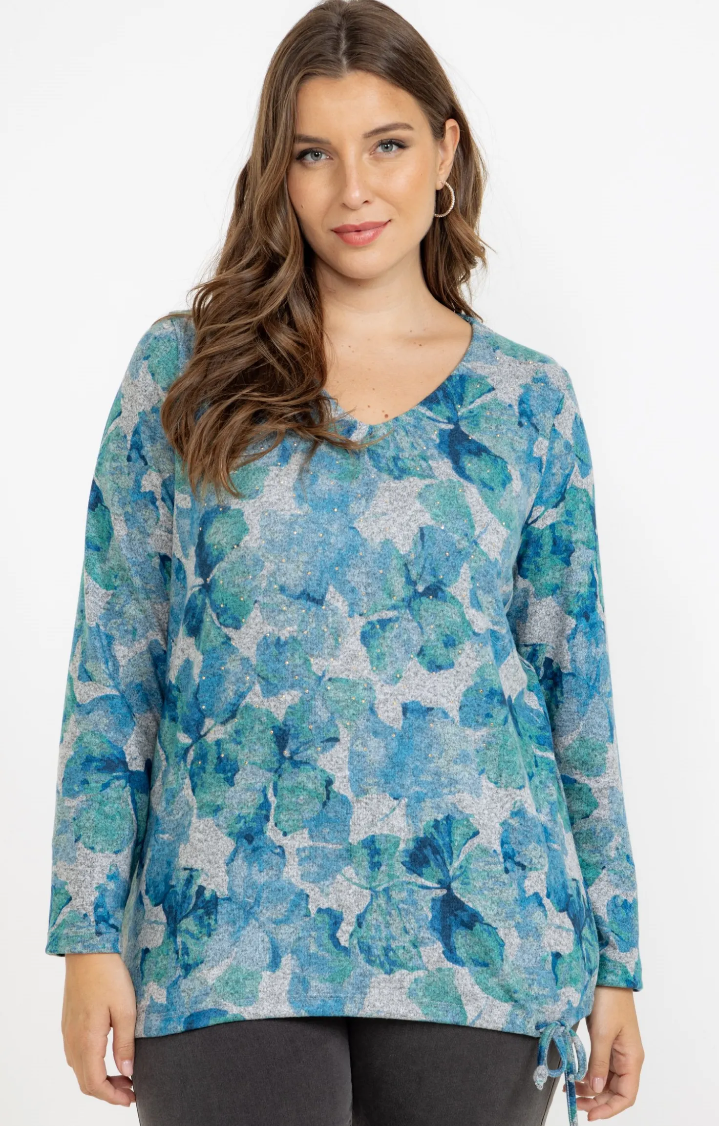 Tee-shirt maille chaude imprimé