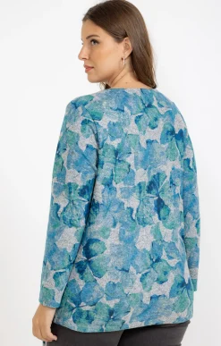 Tee-shirt maille chaude imprimé