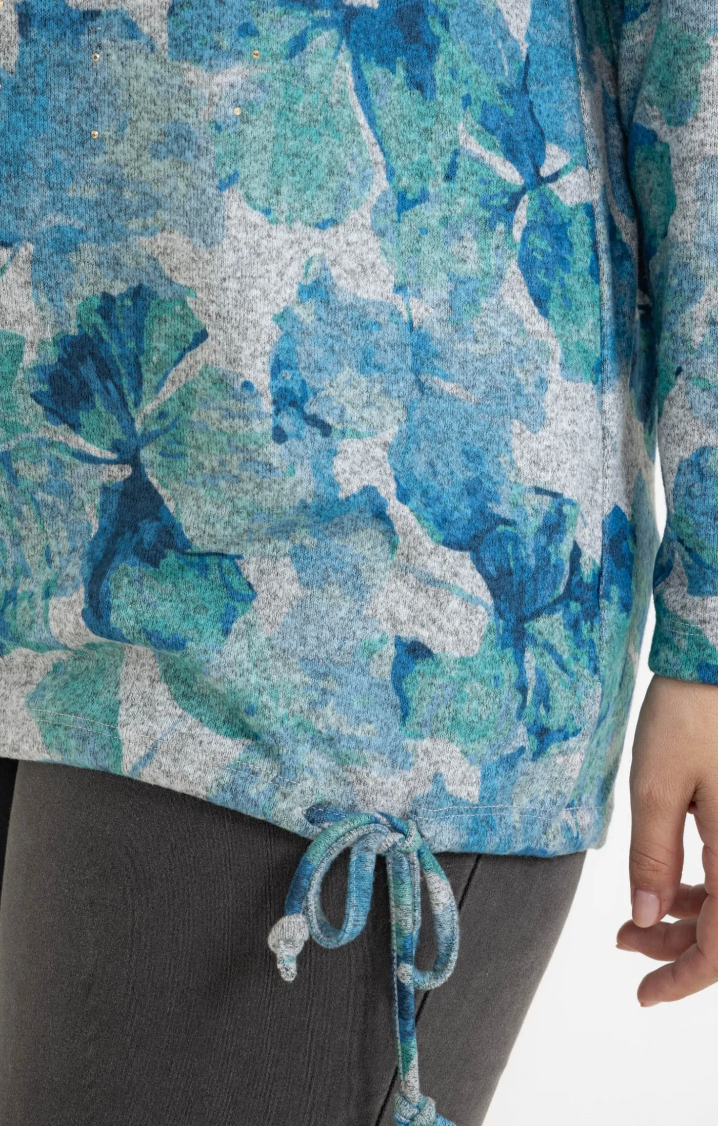 Tee-shirt maille chaude imprimé