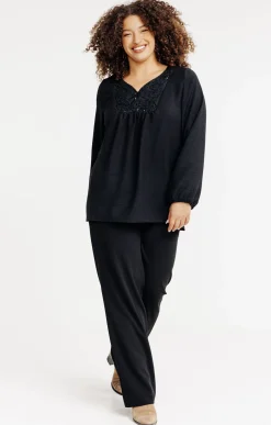 Tee-shirt uni avec plastron