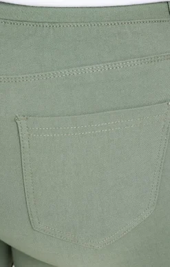 Tregging court stretch détail rivet