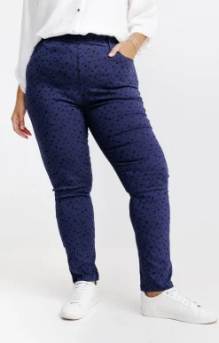 Tregging jacquard motif losange