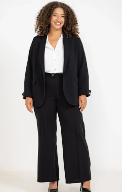 Veste de tailleur revers aux manches