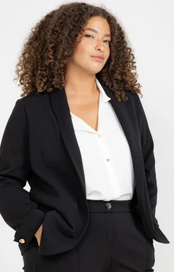 Veste de tailleur revers aux manches