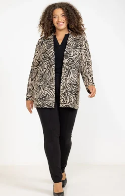 Veste de tailleur zébrée